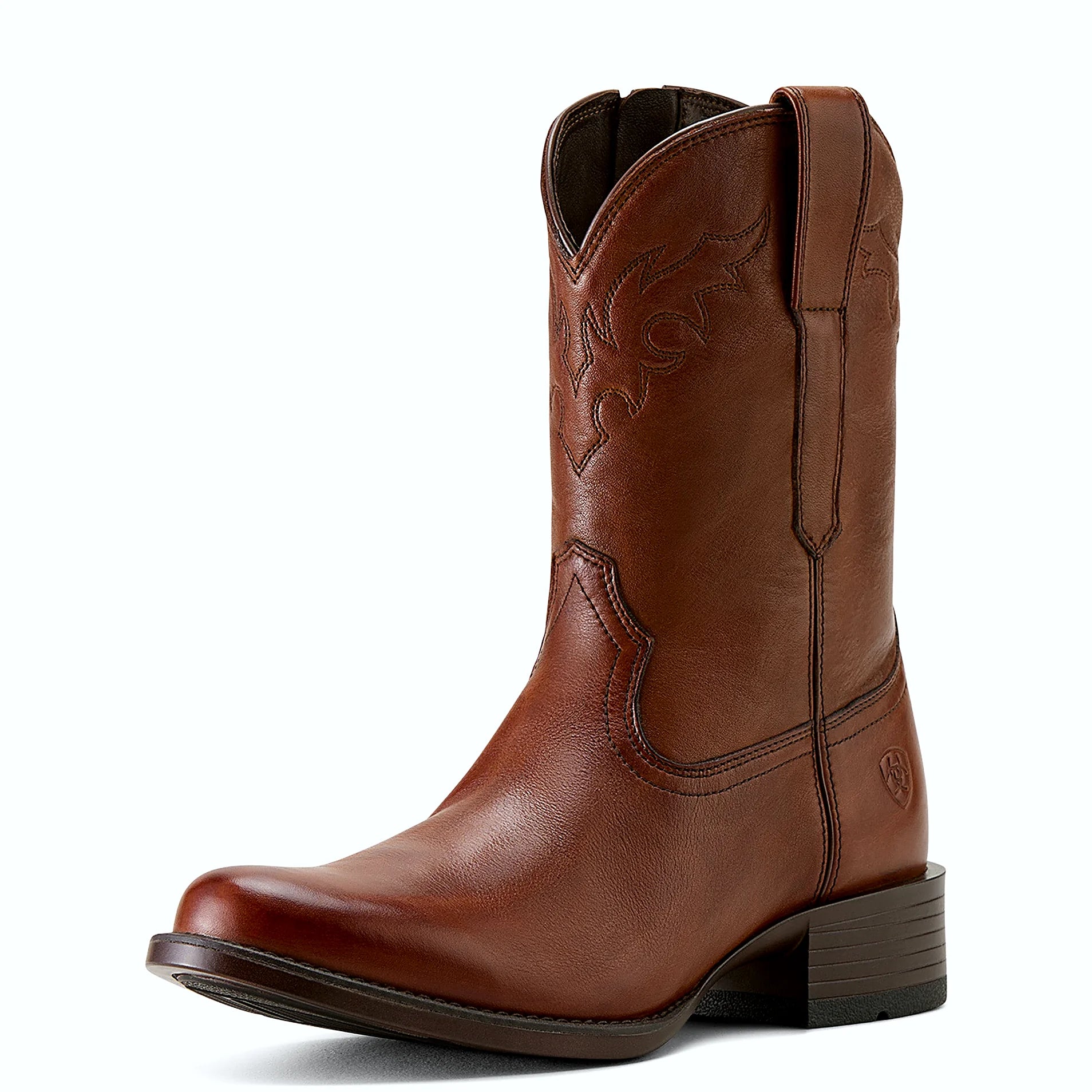 Ten inch western boot on a lightweight Bantamweight sole