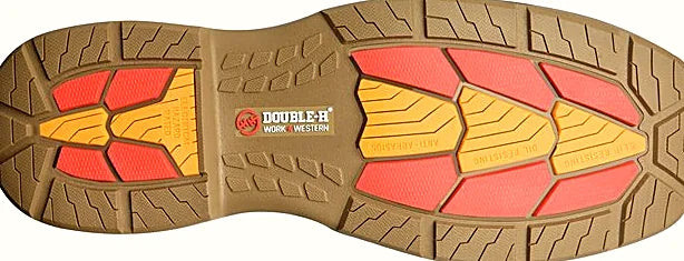 Work boot with a removable dual density footbed