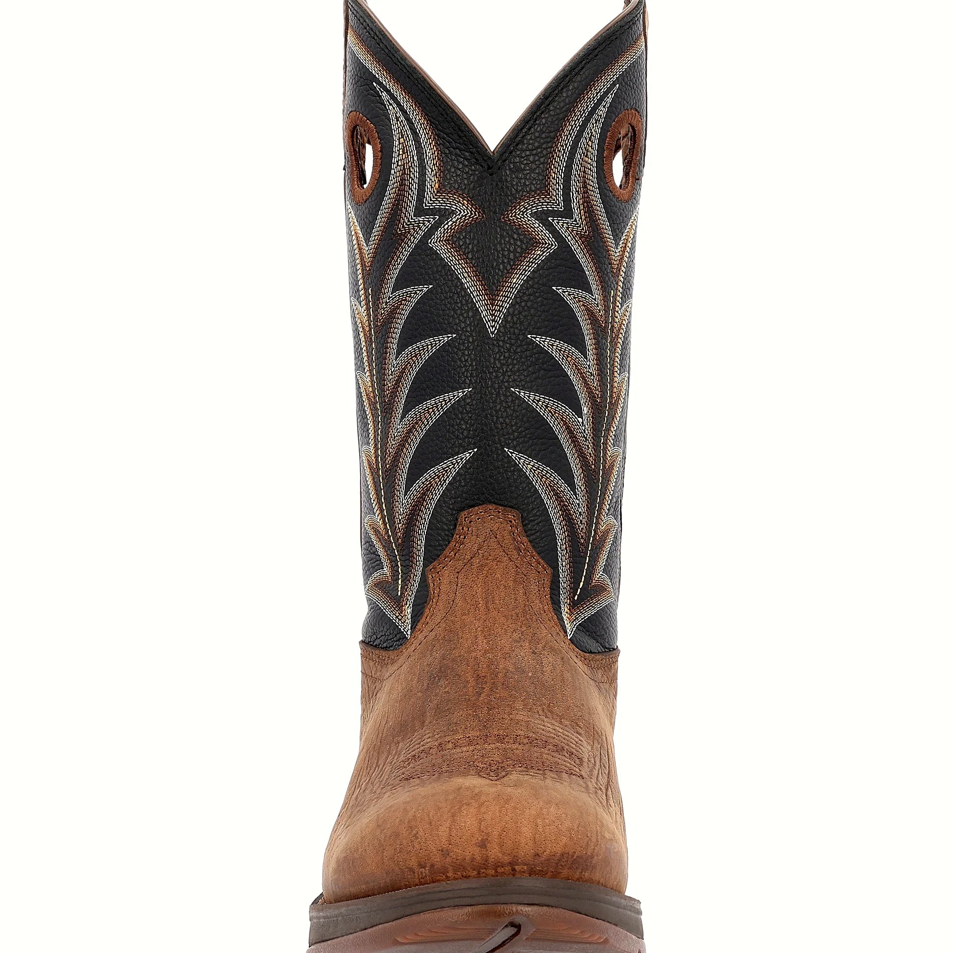 - 12" REBEL OAK BARK MIDNIGHT WESTERN BOOT