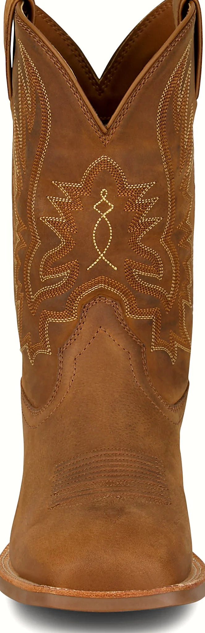 Western boot with a removable Ortholite insert