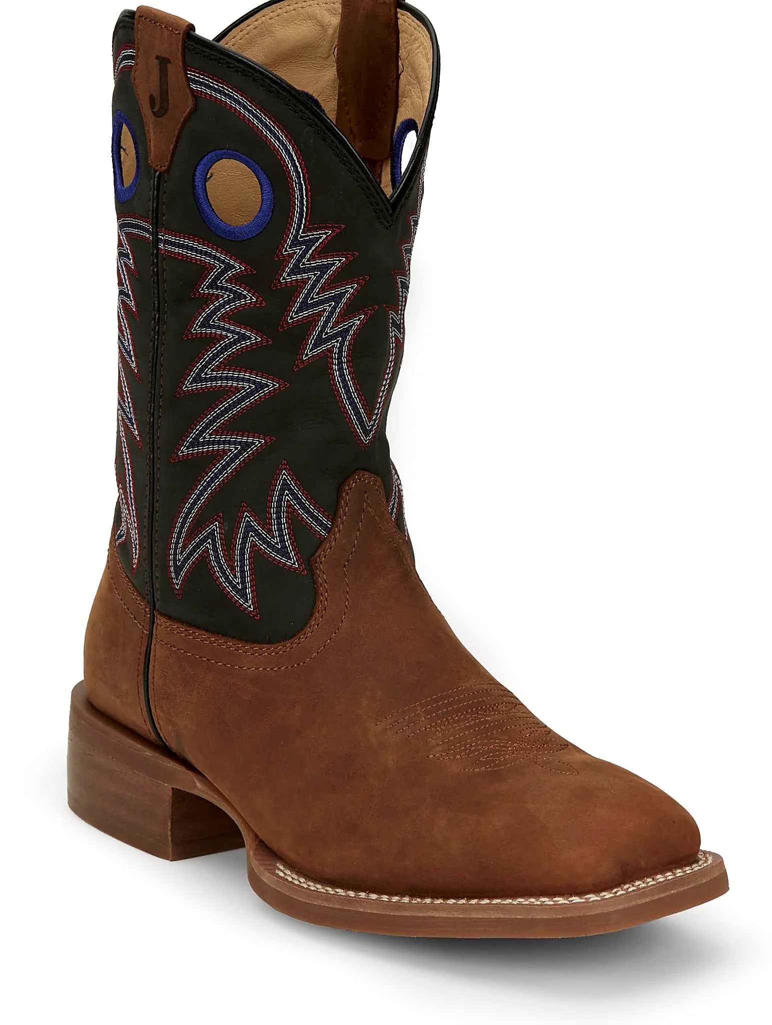 Leather lined boot with a removable OrthoLite insert