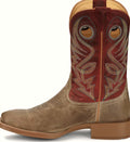 Lightweight goat leather square toe western boot