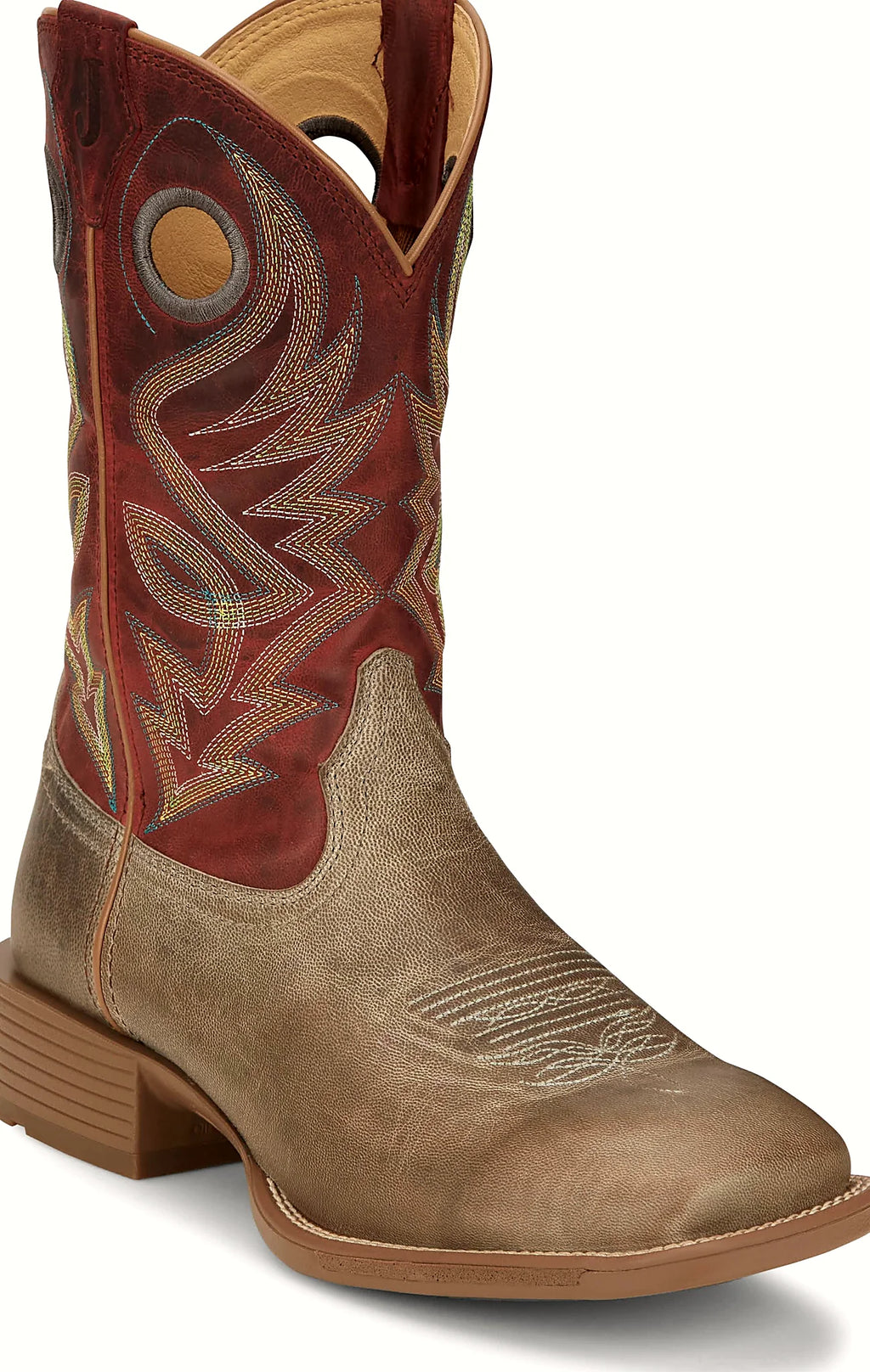 Leather lined boot with a removable Ortholite insert