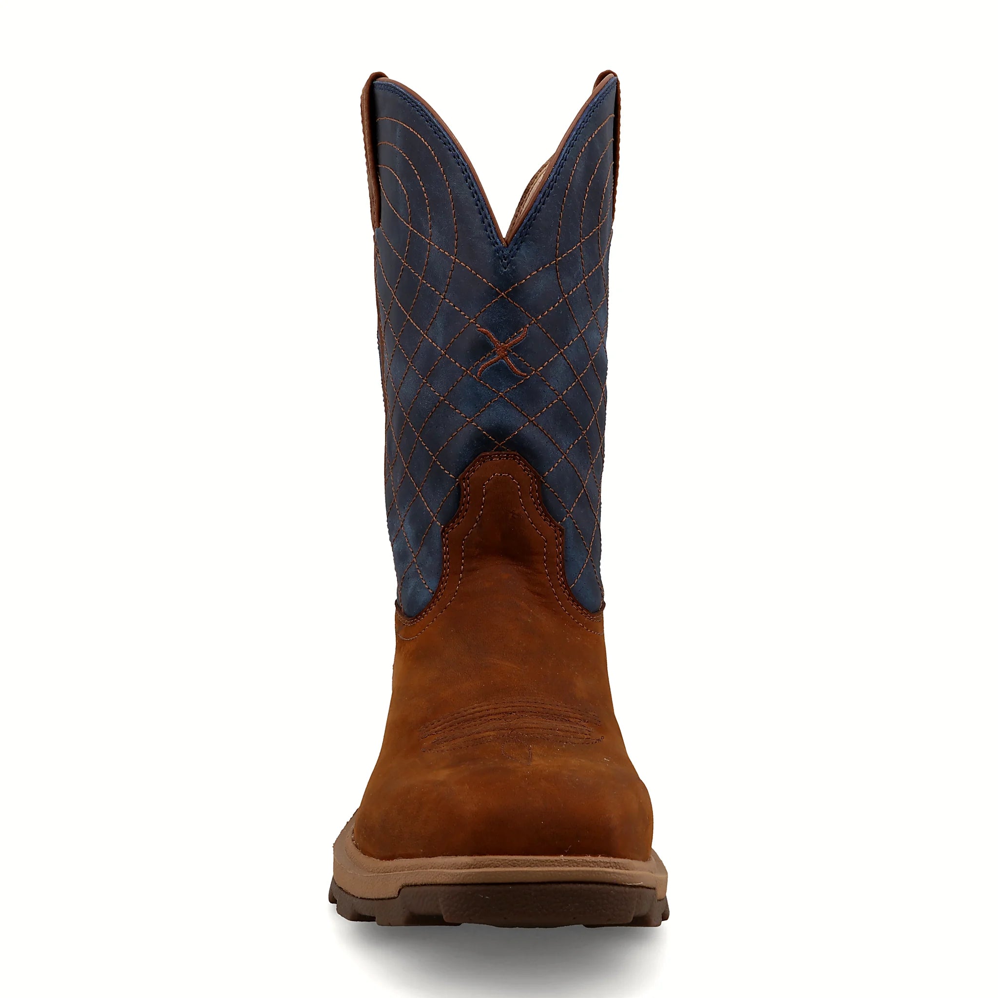- 11" ULTRALITE X WORK BOOT - MOCHA & DENIM (NANO COMPOSITE TOE)