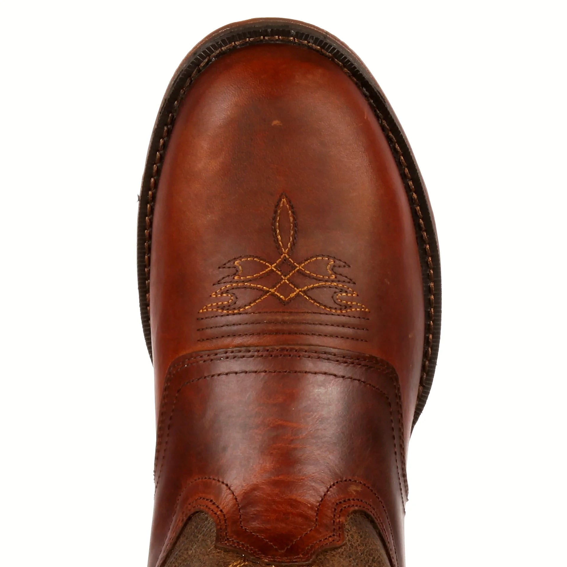 - 12" REBEL BROWN SADDLE WESTERN BOOT