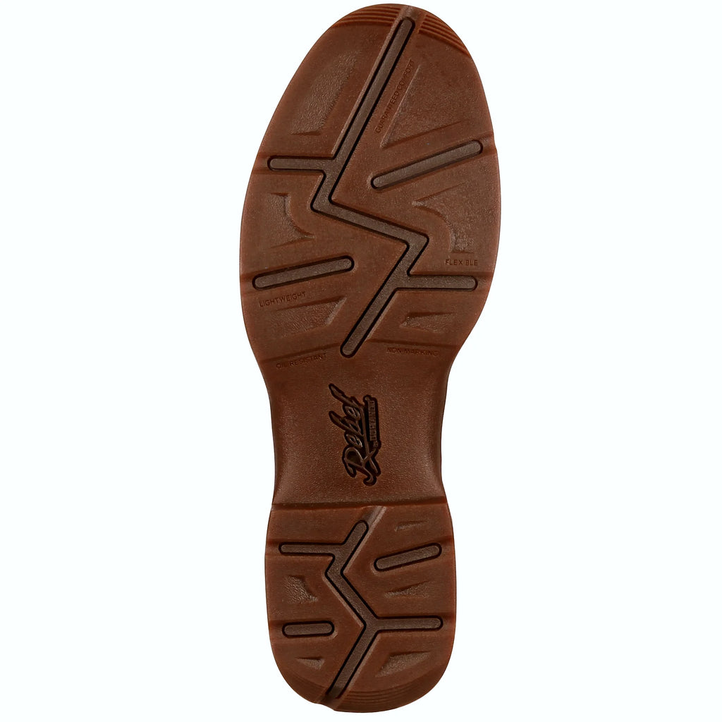 - 12" REBEL BROWN SADDLE WESTERN BOOT