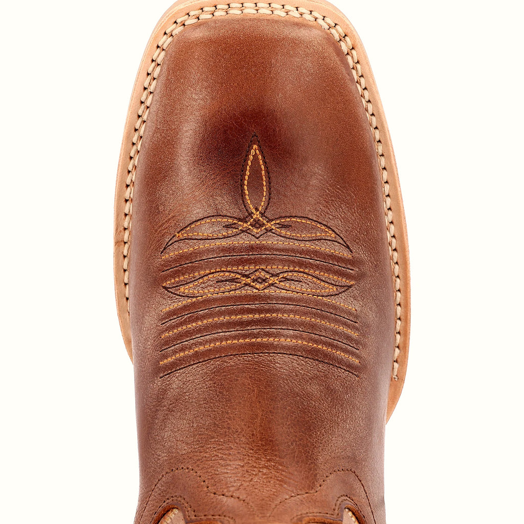 - 12" REBEL PRO BURNISHED TAN WESTERN BOOT - DDB0394