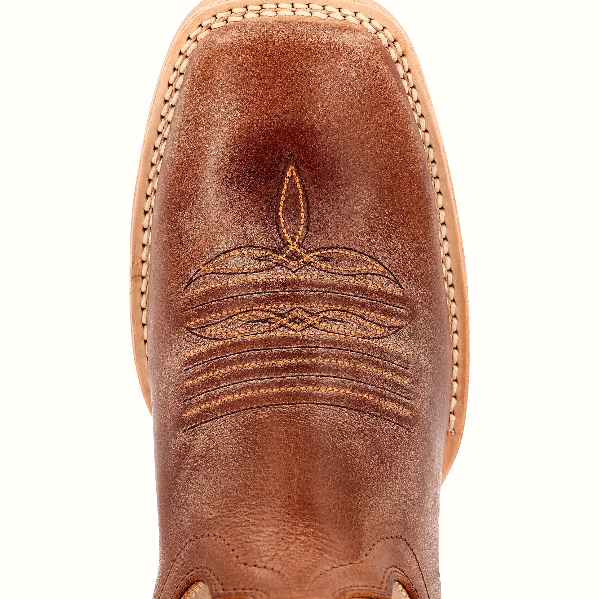 - 12" REBEL PRO BURNISHED TAN WESTERN BOOT - DDB0394