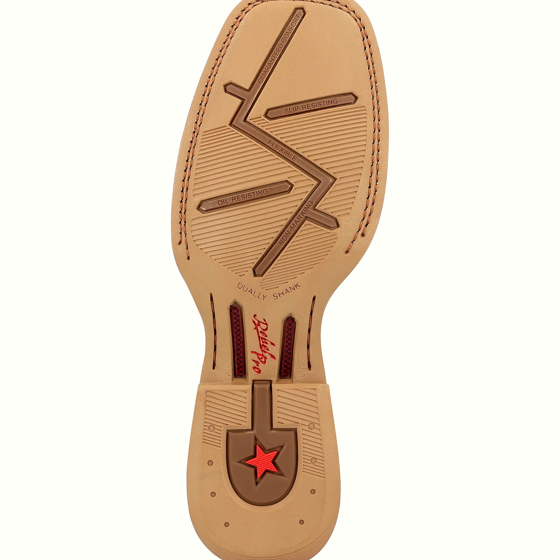 - 12" REBEL PRO BURNISHED TAN WESTERN BOOT - DDB0394