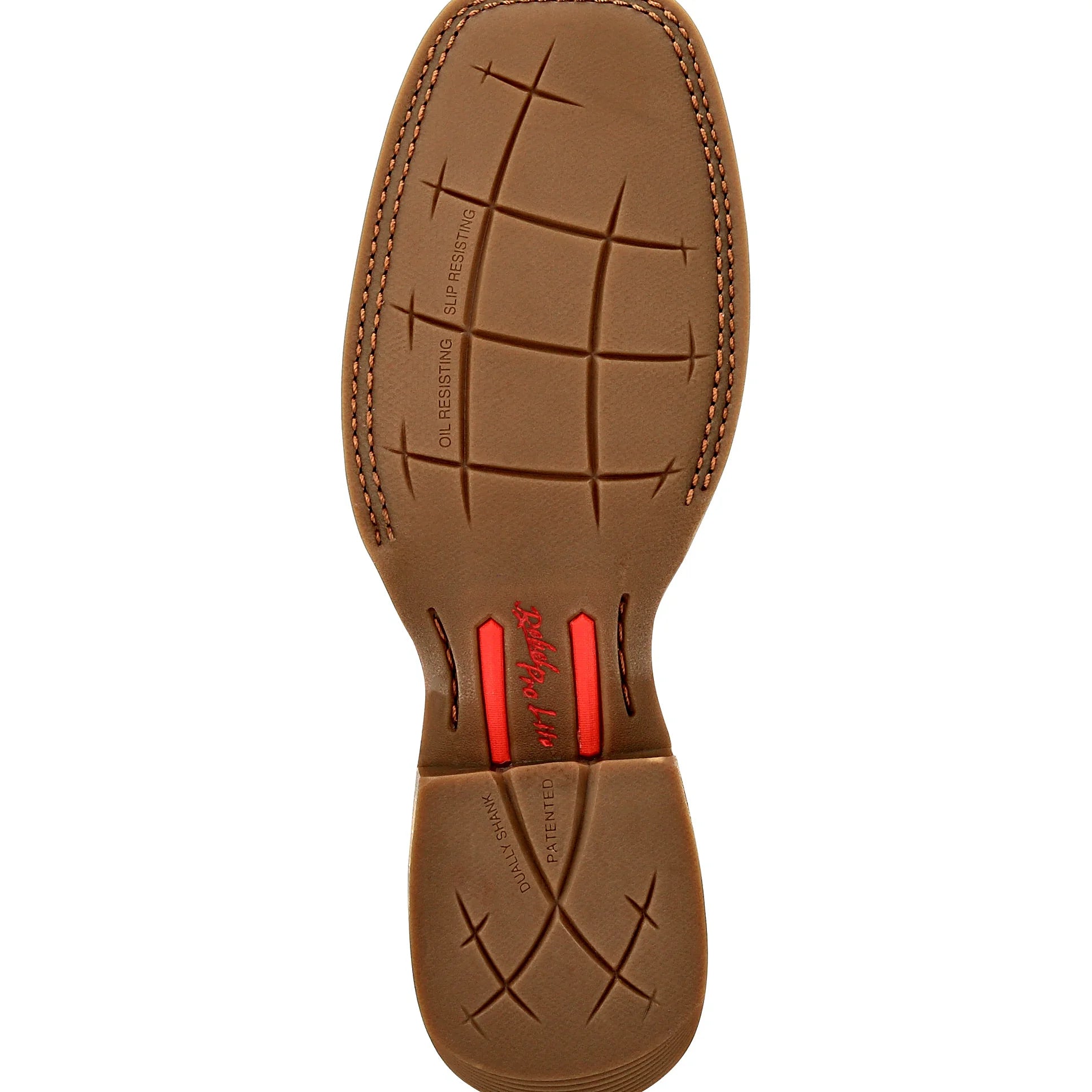- 12" REBEL PRO LITE RUSTIC TAN & TOBACCO WESTERN BOOT