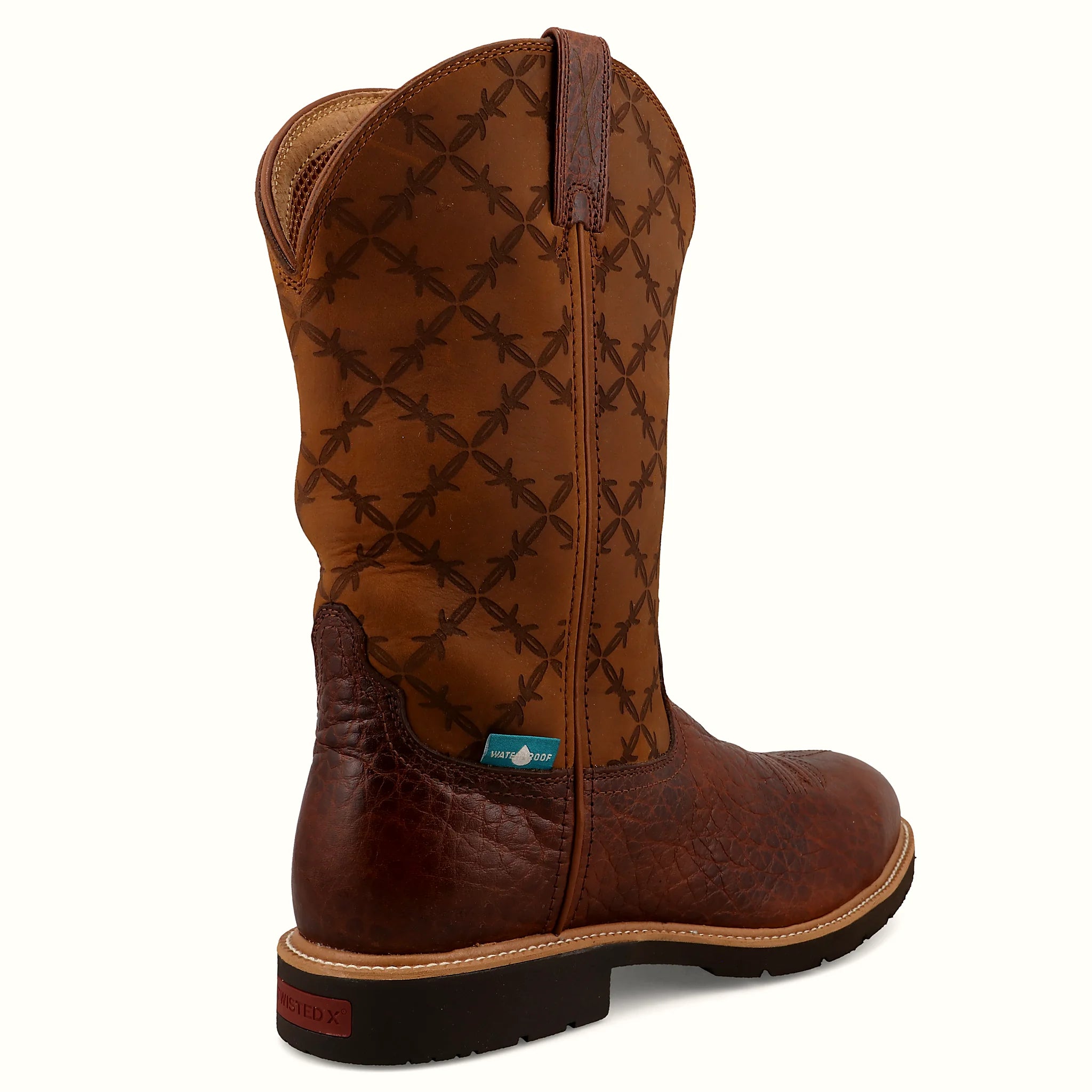 Work boot with a recycled foam Blend85 footbed