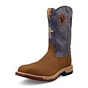 Waterproof work boot with a duraTWX leather vamp