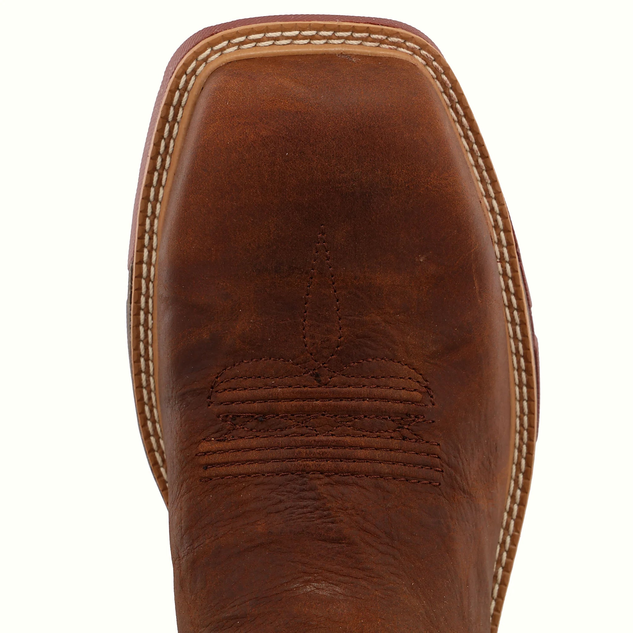 - 12" WESTERN WORK BOOT - MOCHA & SLATE (COMPOSITE TOE)