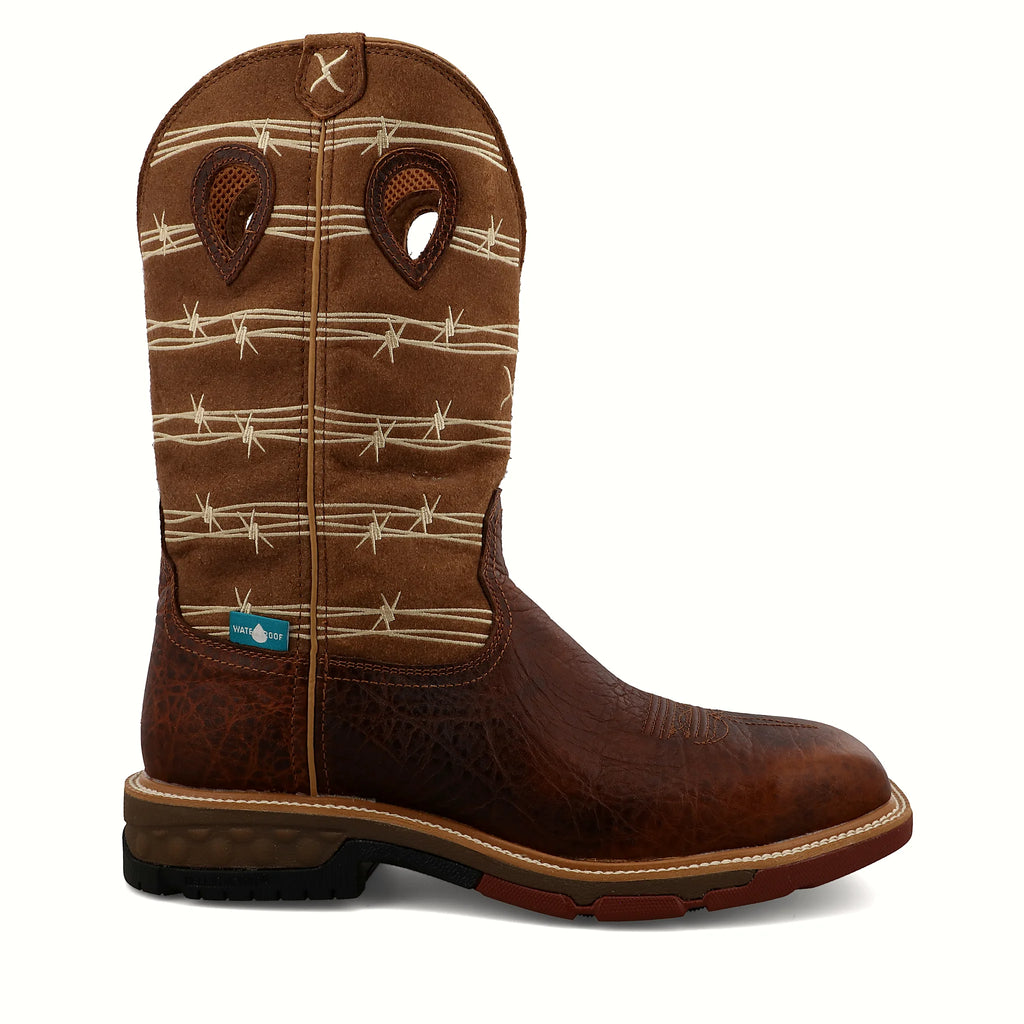 - 12" WESTERN WORK BOOT (SAFETY TOE)