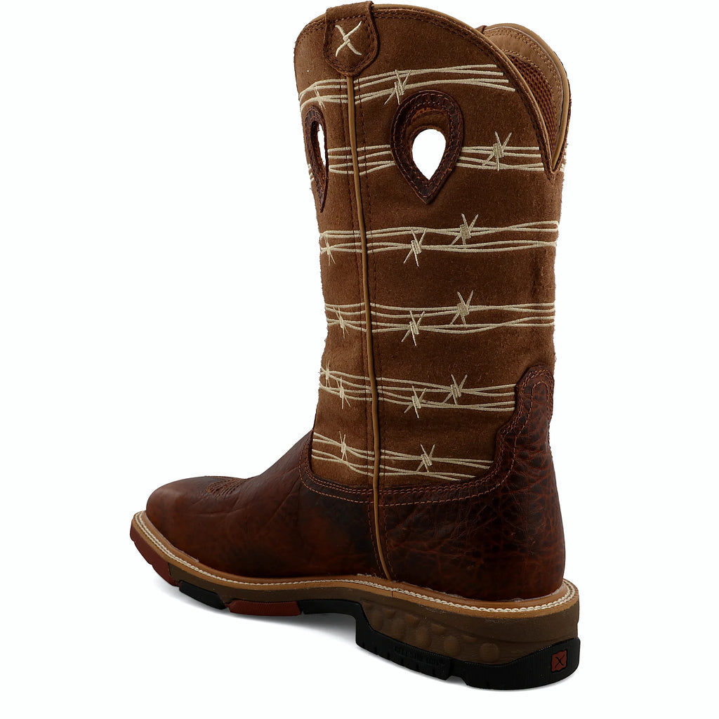 - 12" WESTERN WORK BOOT (SAFETY TOE)