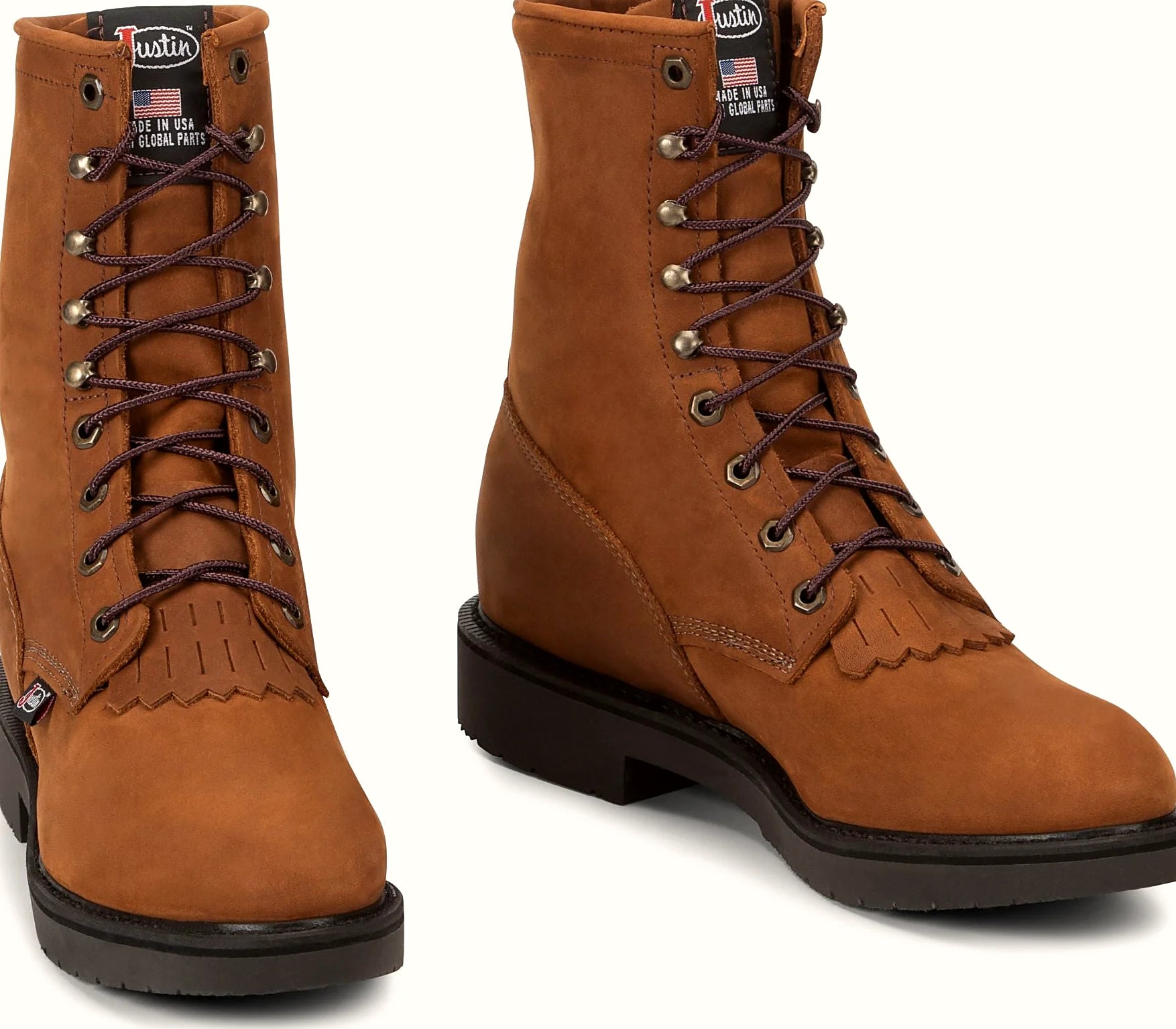Work boot made in the USA with global parts