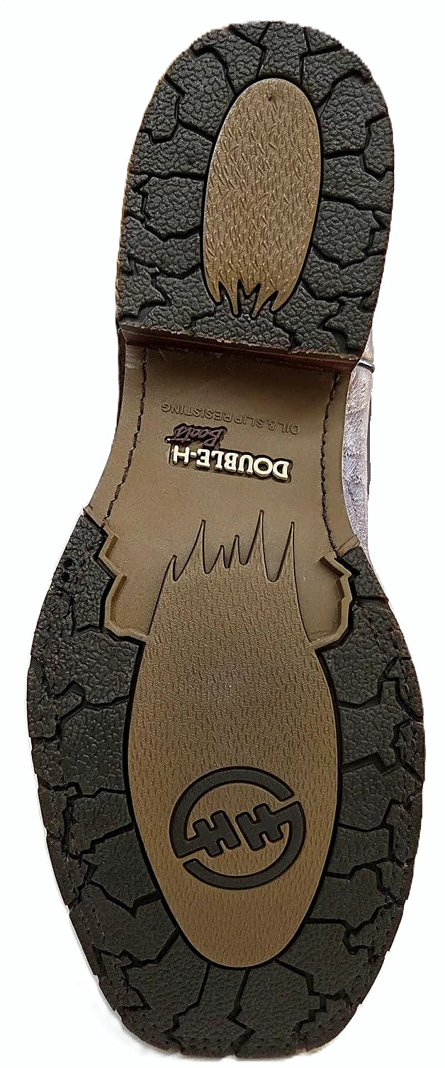 Men's western boot with no laces or buckles