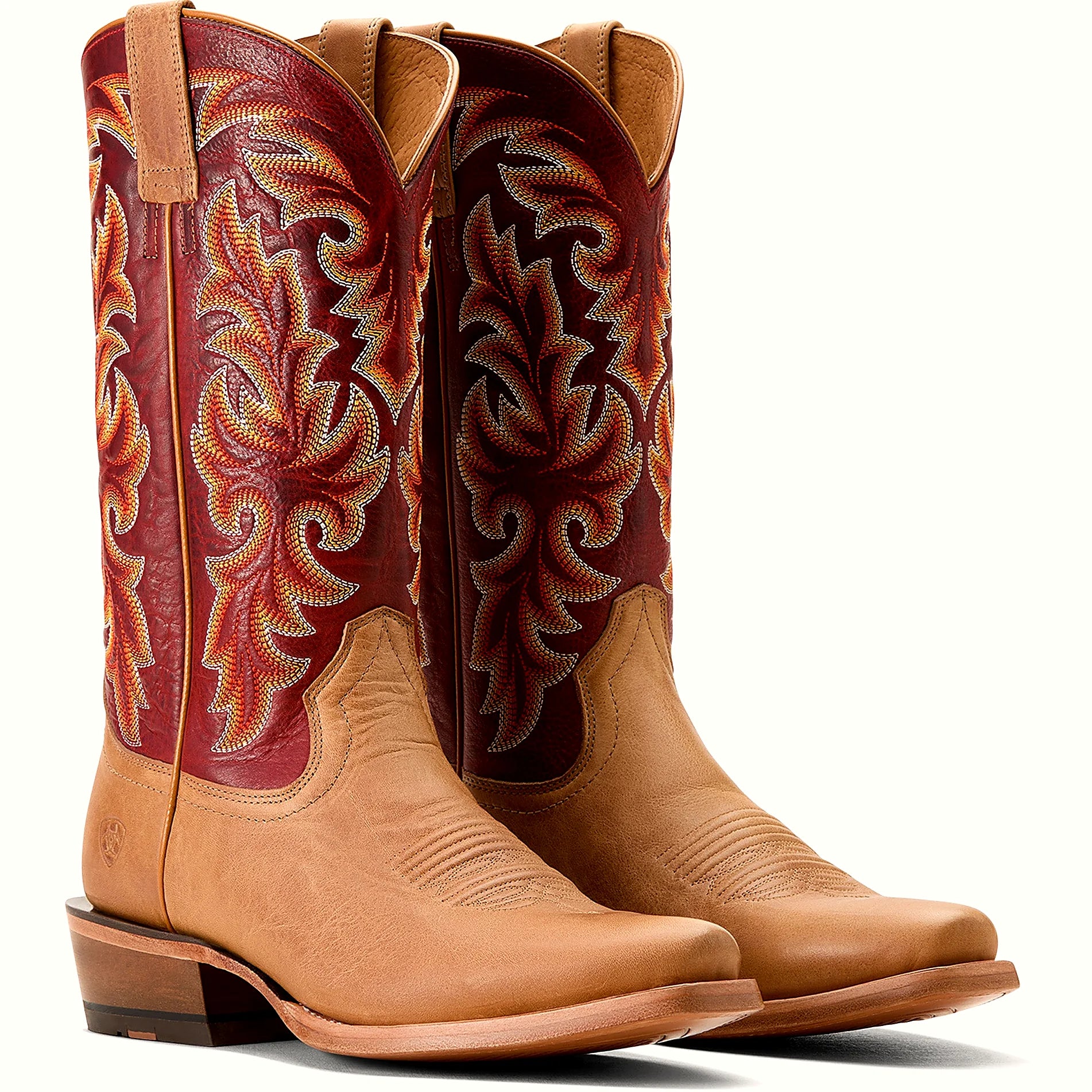 Tall cowboy boot with a Futurity heel