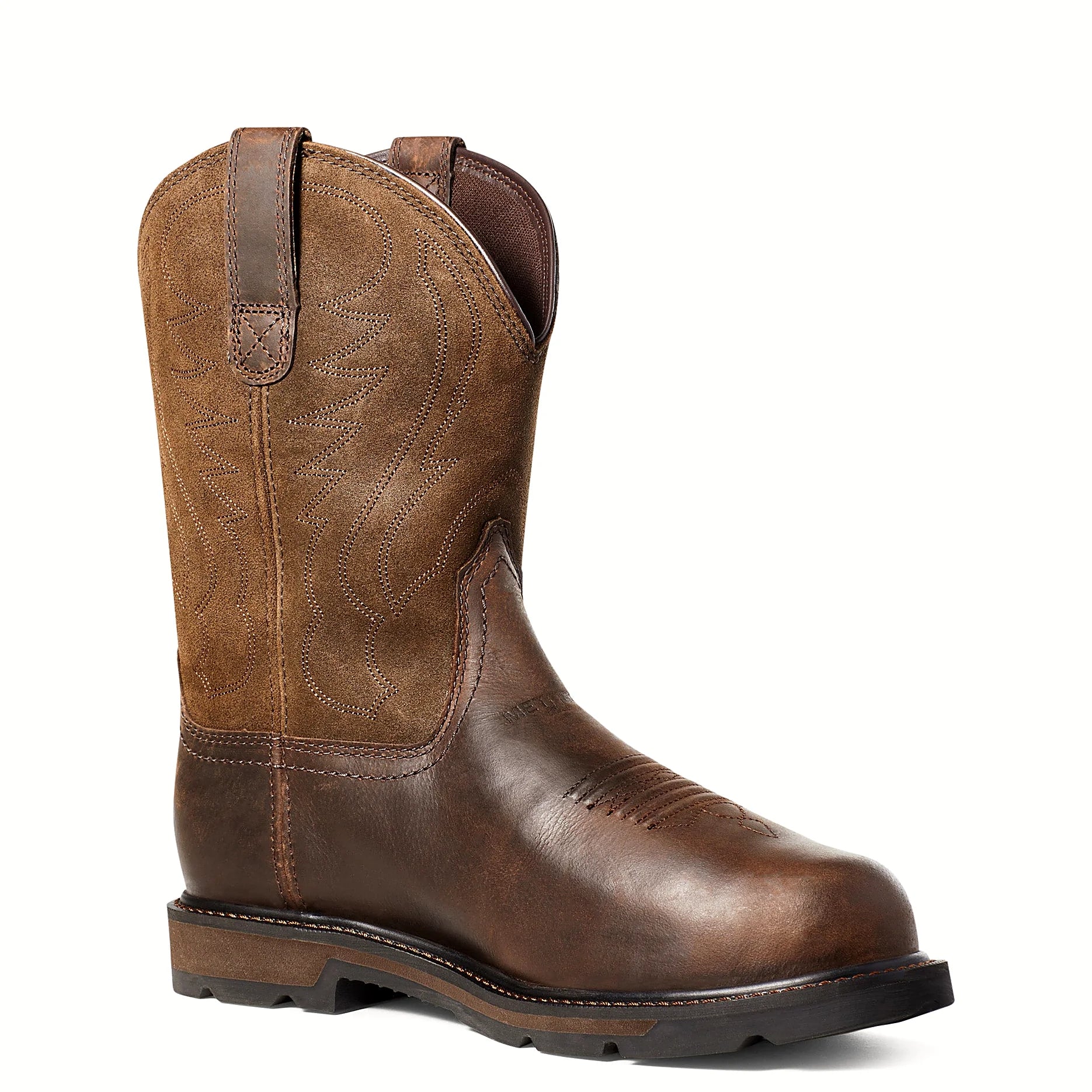 Work boot with an oil and slip resisting Duratread sole