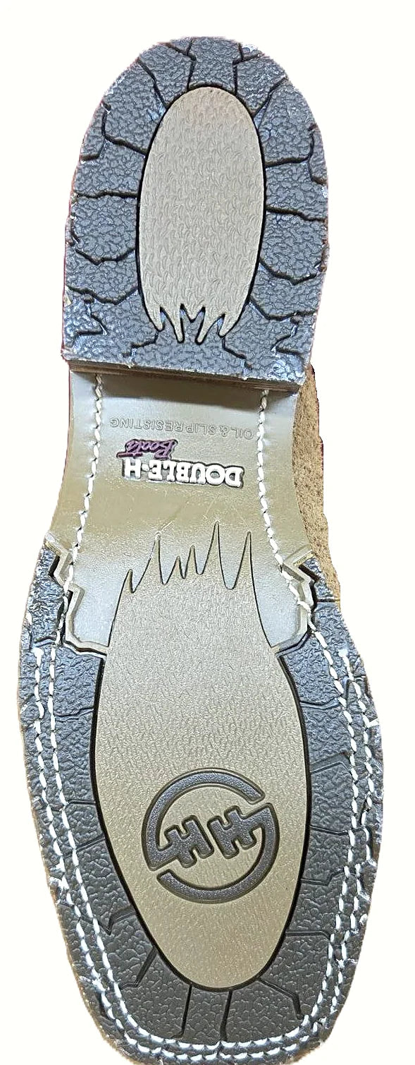 Pull-on western boot with no hardware