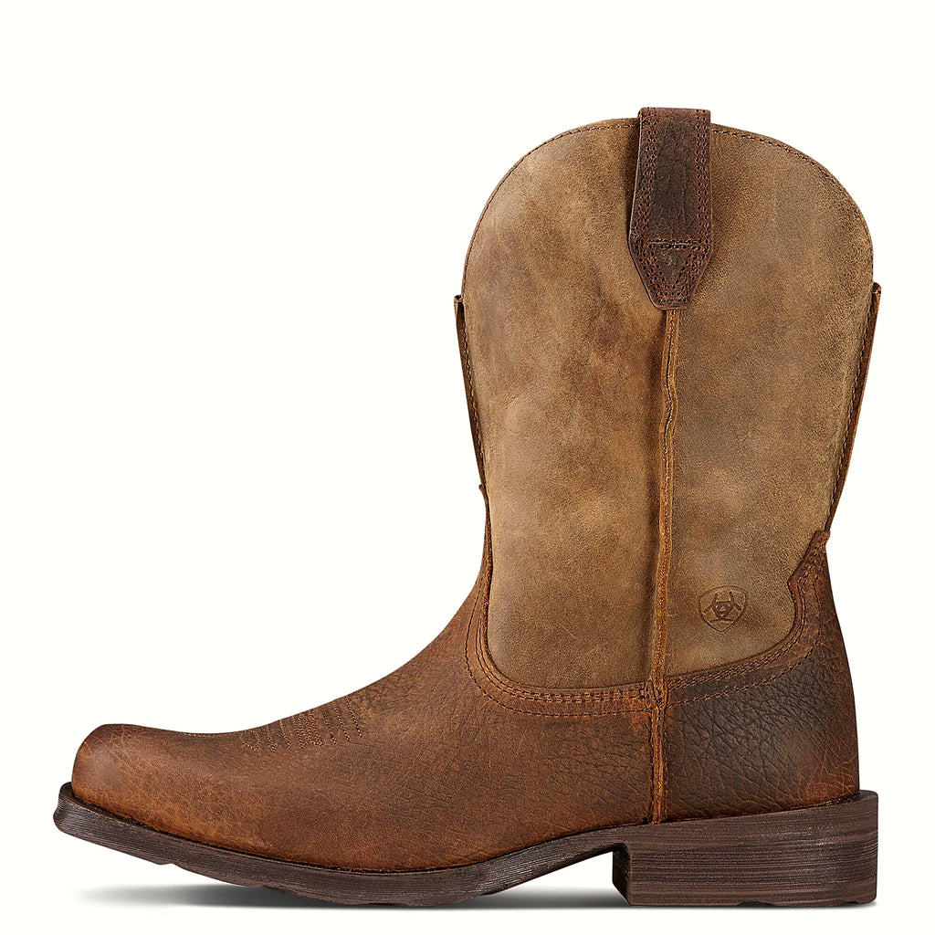 Unlined square toe western boot