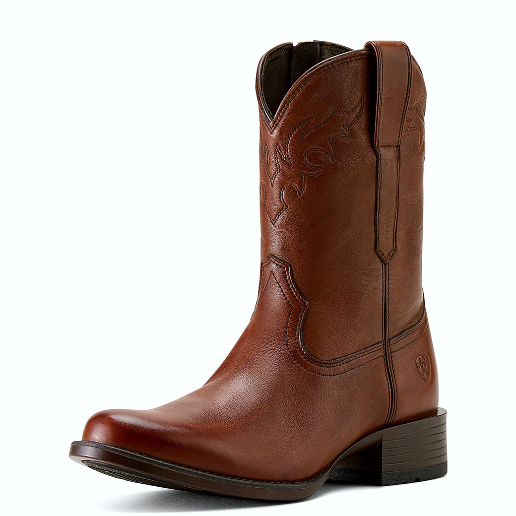 Ten inch western boot on a lightweight Bantamweight sole