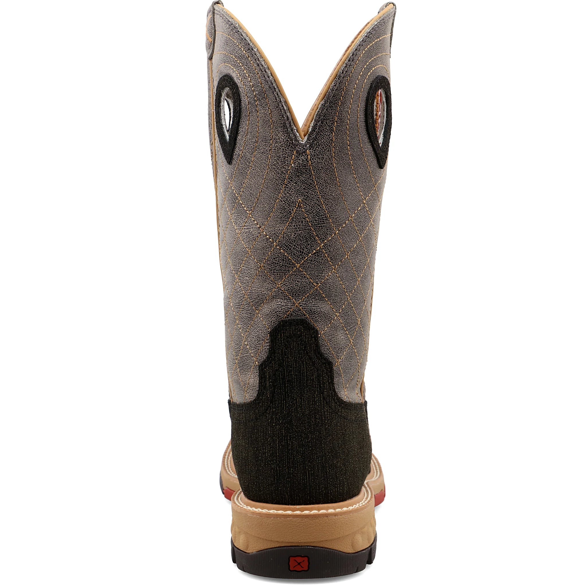 Twelve inch work boot with an air-mesh lined shaft