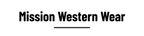 Mission Western Wear wordmark logo